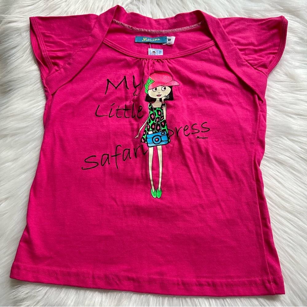 5x$25 Minima NWT 100% Cotton Safari Explorer Girl T-shirt, 8